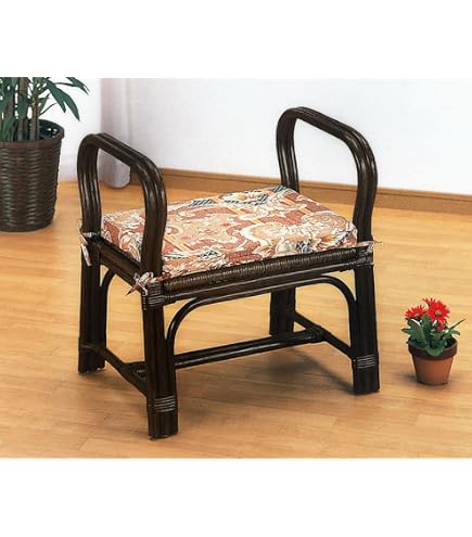 Amazon｜【今枝商店】籐 ラタン ご仏前金襴座椅子 AMZC41 座面高31cm